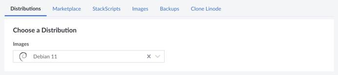 Distribution selection in Cloud Manager Distribution selection in Cloud Manager